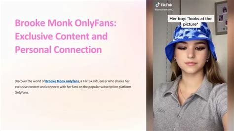 does brooke monk do only fans|Brooke Monk Only Fans: Exciting Offerings on Her Fan Page